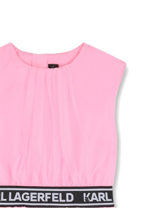 Abito bambina Karl Lagerfeld rosa Karl Lagerfeld Kids | Z31147462